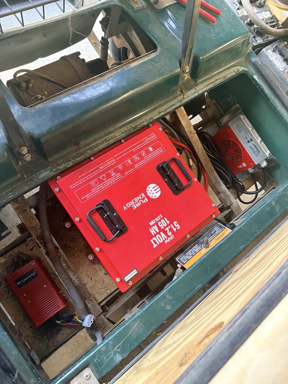 48 volt lithium battery installation